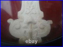 Antique French Carved Meerschaum Religious Reliquary 19 Th Jesus On The Cross