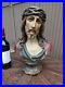 Antique-French-ECCE-HOMO-ceramic-bust-jesus-statue-sculpture-religious-01-heiw