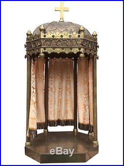Antique French Gothic Religious Chapel, Laus, Gloria, Honor, Turn of the Century