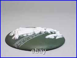 Antique French Jasperware Cameo Virgin Mary Madonna Jesus Religious Medallion