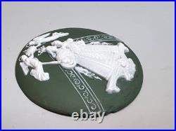 Antique French Jasperware Cameo Virgin Mary Madonna Jesus Religious Medallion