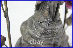 Antique French LOURDES virgin Mary apparition music box ave maria religious
