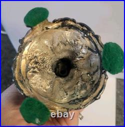 Antique French Metal Cross Crucifix Alter Christ Religious