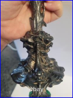 Antique French Metal Cross Crucifix Alter Christ Religious