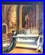 Antique-French-Oil-Painting-c-1900-Woman-at-Altar-Signed-Religious-Scene-01-acdj