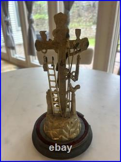 Antique French/Spanish ormolu Arma Christi / Weapons of Christ Religious Object