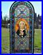 Antique-French-Stained-Glass-Panel-with-Leaded-Glass-Religious-withBishop-01-cy