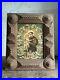 Antique-French-Tramp-Art-Picture-Frame-c1900-With-Original-Religious-Print-01-yhp