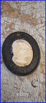 Antique French meerschaum frame reliquary religious devotion Napoleon III, 1900c