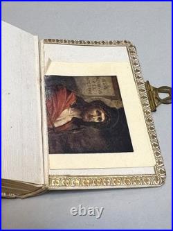 Antique German Catholic Religious Holy Confirmation Prayer Book MOP Rosary Bead