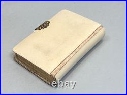 Antique German Catholic Religious Holy Confirmation Prayer Book MOP Rosary Bead