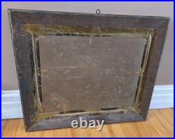 Antique German Chromolithograph Holy Grave of Christ Devotional Print c. 1900