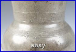 Antique German Pewter Guild Cup Pokal Tankard 18th C. Coins Religious Medals