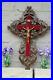 Antique-German-black-forest-wood-carved-crucifix-cross-religious-01-xfnv