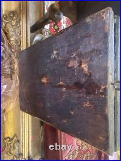 Antique Greek Icon Orthodox Christian Religious Virgin Mary Mother&Jesus Christ