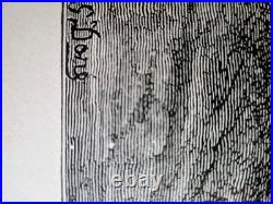 Antique Gustave Doré Engraving Christ & Samaritan Woman Steel Plate c. 1870