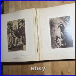 Antique Hand Made Religious Photo Album Religious Figueres & Seance - Z2