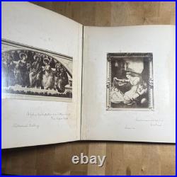 Antique Hand Made Religious Photo Album Religious Figueres & Seance - Z2