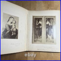 Antique Hand Made Religious Photo Album Religious Figueres & Seance - Z2