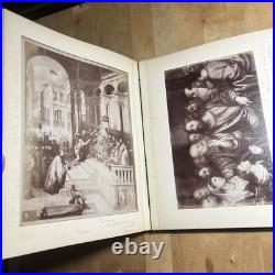 Antique Hand Made Religious Photo Album Religious Figueres & Seance - Z2