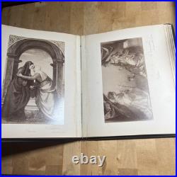 Antique Hand Made Religious Photo Album Religious Figueres & Seance - Z2