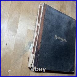 Antique Hand Made Religious Photo Album Religious Figueres & Seance - Z2