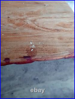 Antique Handcarved The Last Supper Wood Plaque Religious /Art/Ancient Estate
