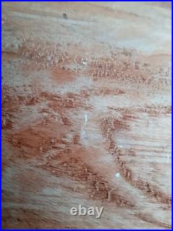 Antique Handcarved The Last Supper Wood Plaque Religious /Art/Ancient Estate