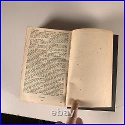 Antique Holy Bible British and Foreign Bible Society 1800's Hardcover Edition