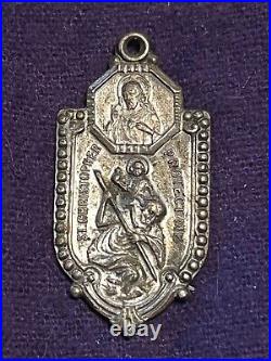 Antique Holy Mary Religious Jesus Charms Pendants Vintage French medailles