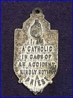 Antique Holy Mary Religious Jesus Charms Pendants Vintage French medailles