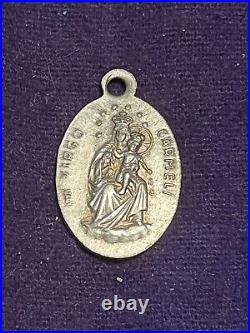 Antique Holy Mary Religious Jesus Charms Pendants Vintage French medailles