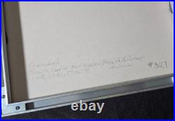 Antique Illuminated Quran Manuscript Leaf Persian Interlinear Gold Framed Koran