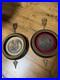 Antique-Incolvmitas-Pvblica-Italian-Lrg-Bronze-Medal-Set-Of-2-3-D-Frames-Pair-01-veye