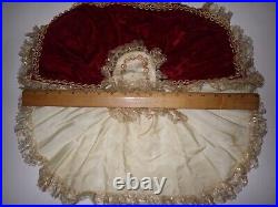 Antique Infant Of Prague 12 Jesus Statue Crown & Robes Catholic Religious