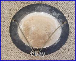 Antique Jesus Tombe pour La 2e Fois French Religious Oval Plaque Meerschaum