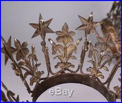 Antique Jeweled Santos Crowns French Baroque Tiara Religious Catholic Church