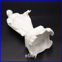 Antique Kingdom of Mary Blessed Virgin Figurine Statue Religious Church Cross
