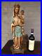 Antique-LARGE-our-lady-of-Flanders-madonna-statue-lion-snake-religious-01-ypag