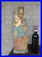 Antique-LArge-Flemish-Our-lady-of-Flanders-Saint-statue-with-lion-religious-01-lie