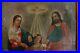Antique-La-Sagrada-Familia-The-Holy-Family-Folk-Art-Painting-Tin-Retablo-Mexico-01-xwll