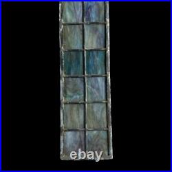Antique Leaded Stained Glass Religious Spiritual Holy Cross