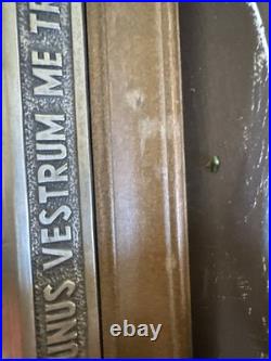 Antique M. Registrado Religious The Last Supper Silver 3-d Wall Art