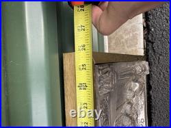 Antique M. Registrado Religious The Last Supper Silver 3-d Wall Art