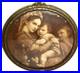 Antique-Madonna-Della-Seggiola-Raphael-Round-Framed-Religious-Art-Print-01-ukq
