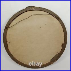 Antique Madonna Della Seggiola Raphael Round Framed Religious Art Print