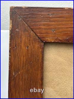 Antique Madonna of Carmen Religious Lithograph No. 118 Framed 16x11 20thC