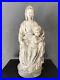 Antique-Mary-And-Jesus-Statue-Plaster-Sacred-Heart-Religious-01-in
