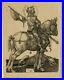 Antique-Master-Print-SAINT-GEORGE-DRAGON-HORSEBACK-Durer-1508-01-wk