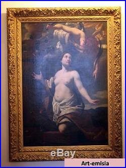 Antique Master painting oil on canvas. 17th C baroque. Cataloged by Sotheby's